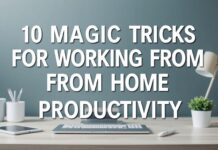 Evden Çalışmak İçin 10 Verimlilik Sihirbazlığı 10 Magic Tricks for Working from Home Productivity