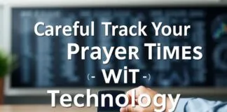 Teknoloji ile Namaz Vakitlerinizi Dikkatli Takip Edin Carefully Track Your Prayer Times with Technology